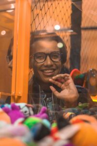 man with braces inside spokane store